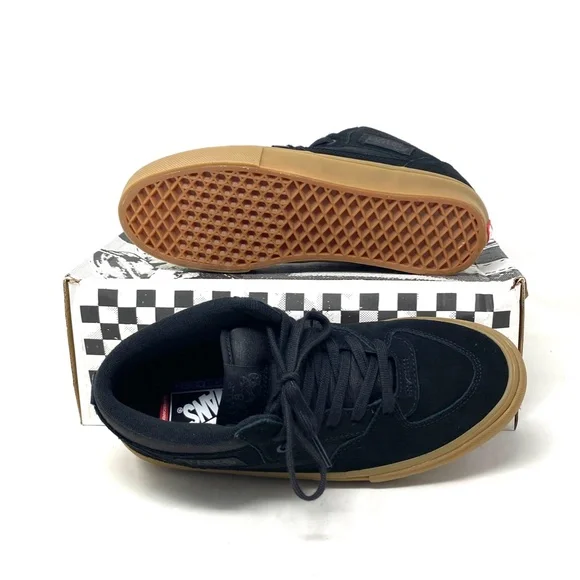 VANS Skate Half Cab Shoes Mid Top For Women Suede Sneakers Black Gum VN0A5FCDB9M - Picture 6 of 11